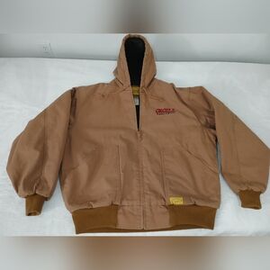 Diamondback Work Wear Mens Jacket Hooded Lined canvas jacket XL